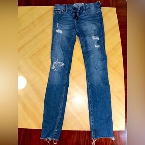 Blue Denim Hollister Skinny Jeans